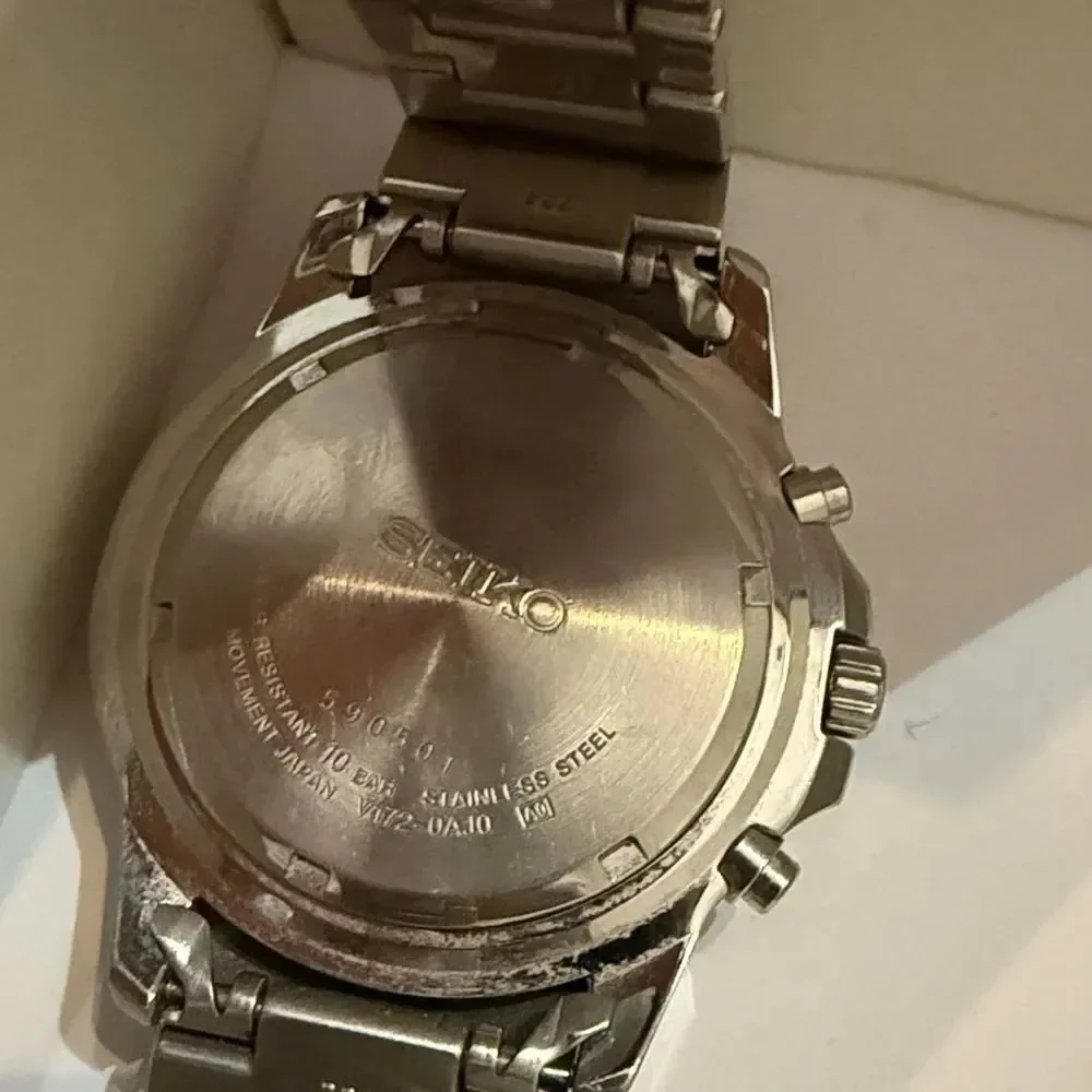 Seiko solar chronograph